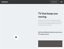 Tablet Screenshot of interfusiontv.com